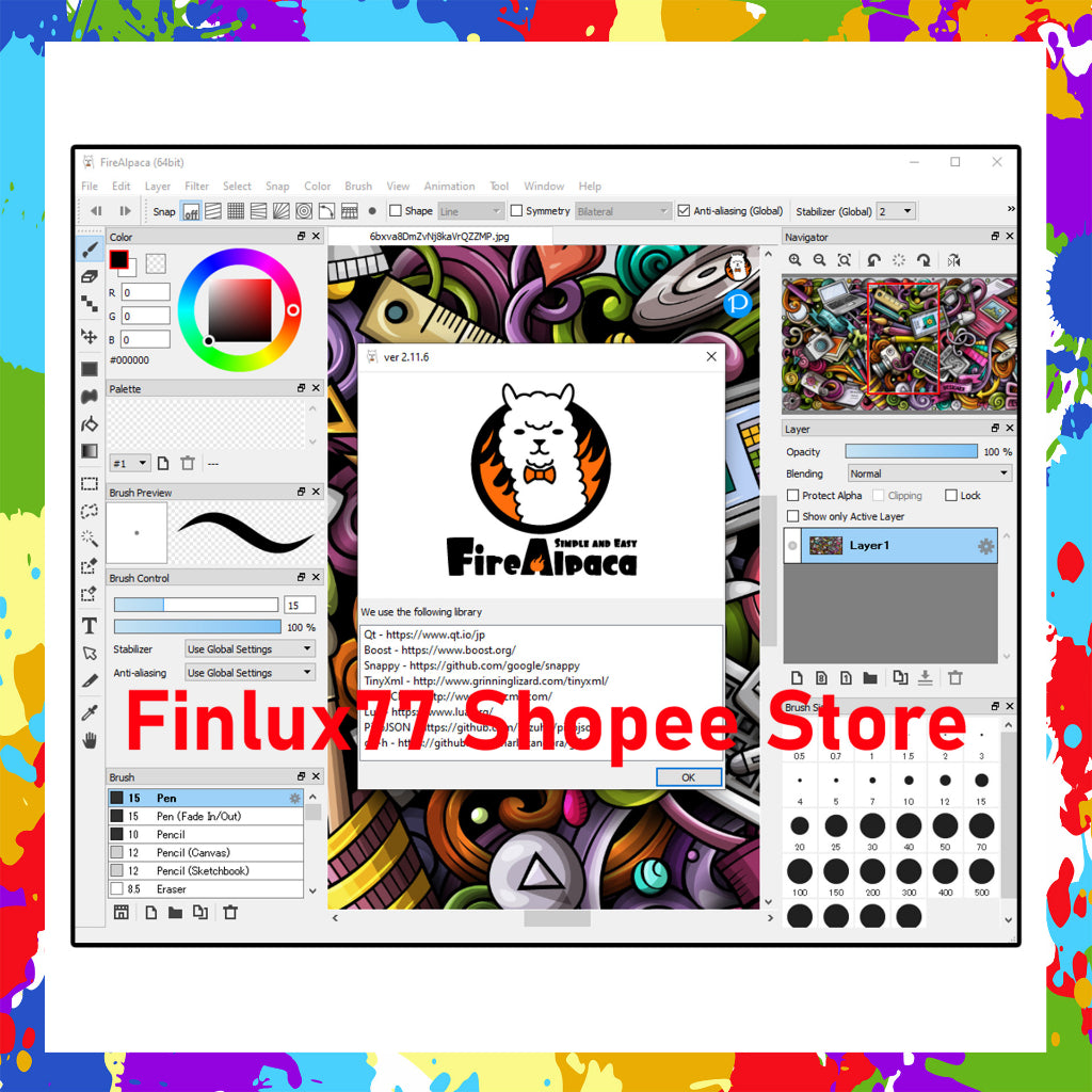 [SELF REDEEM] FireAlpaca v2.13.2 Latest 2025 Lifetime For Windows