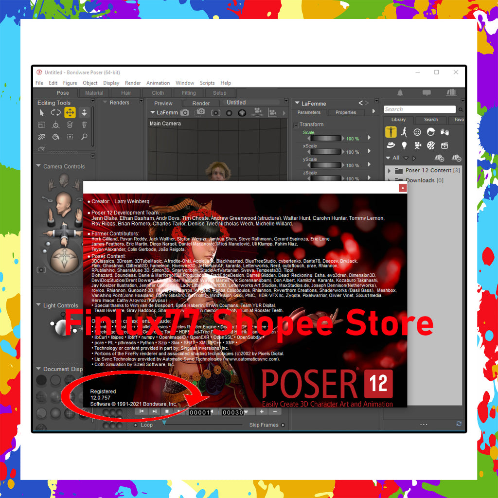 [SELF REDEEM] Bondware Poser Pro v13.3 Latest 2025 Lifetime For Windows (64-Bit) Art and animation with 3D characters