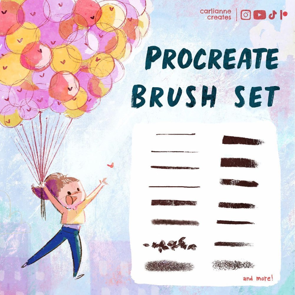 Procreate【T250】 Procreate Brushes - Everyday Texture Pack