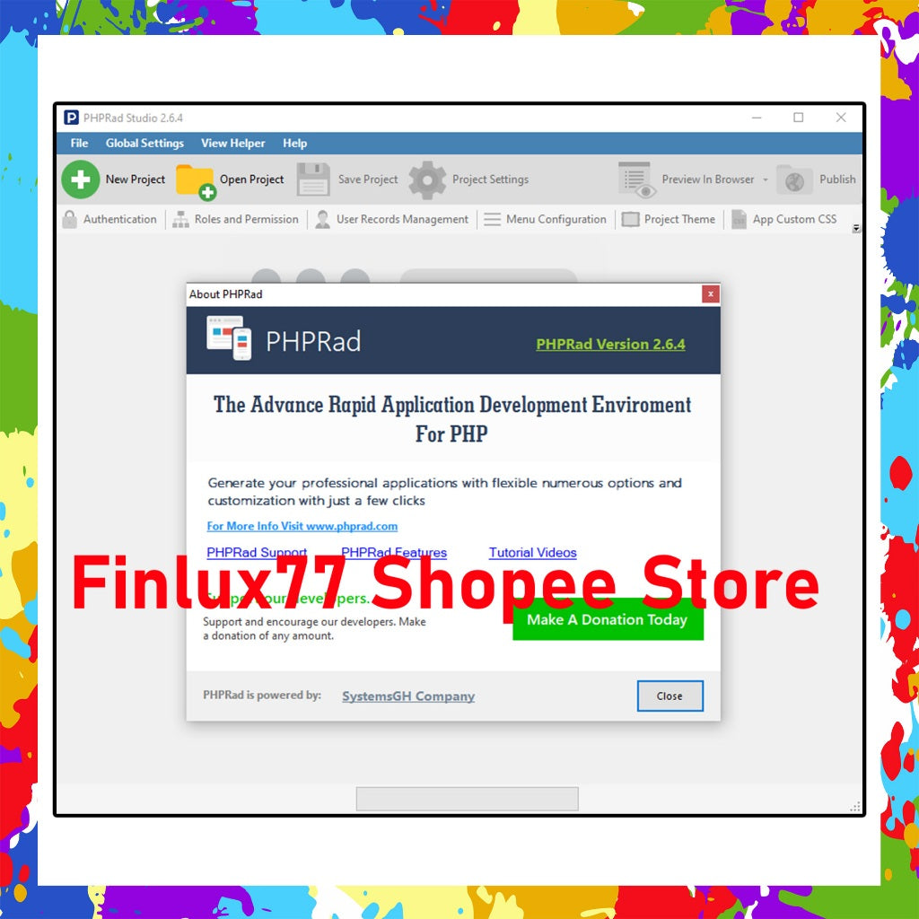 PHPRad Classic & PHPRad Vue 2023 Lifetime For Windows (Bundle) | PHP Rad Classic Vue