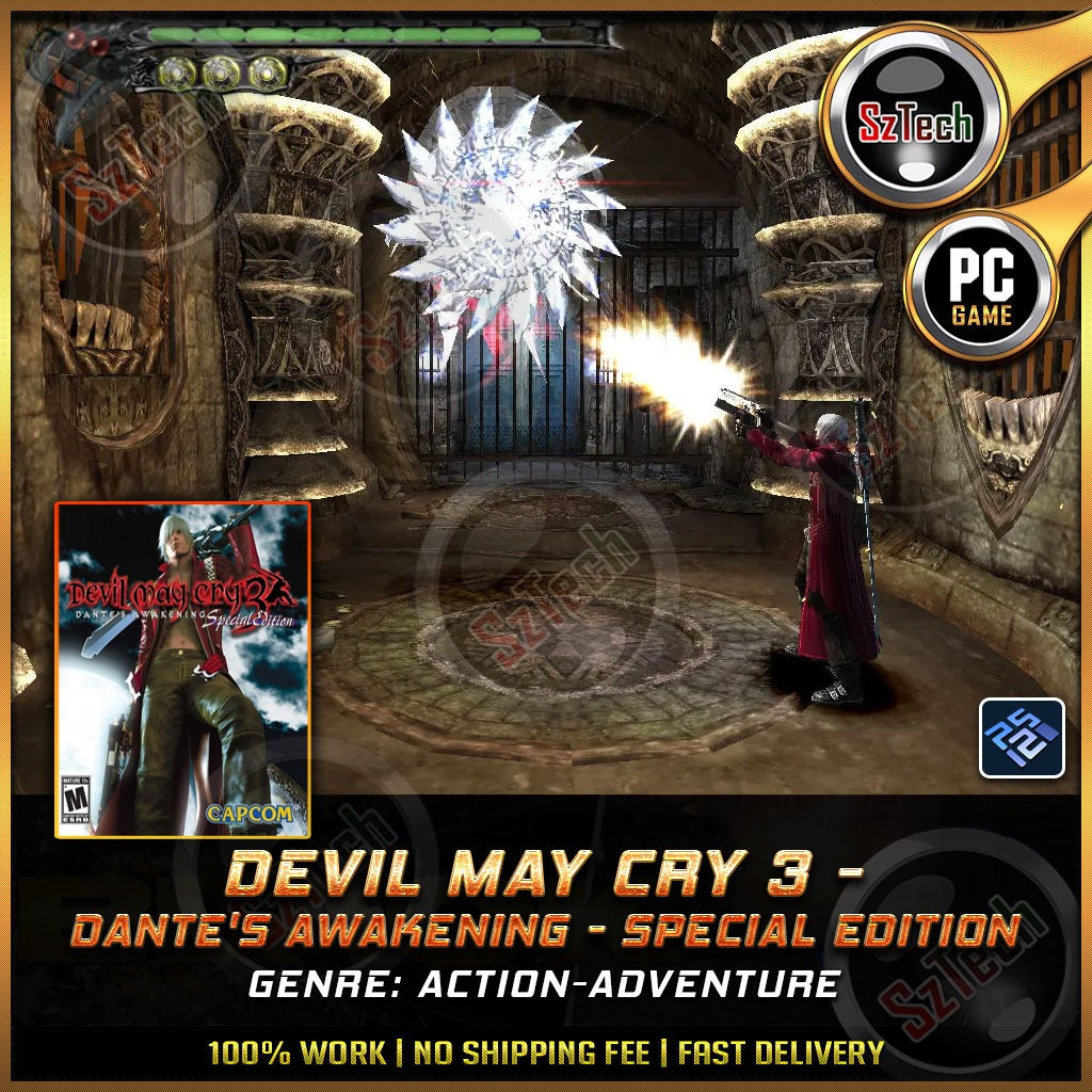 Devil May Cry 3 - Dante's Awakening - Special Edition [ PC/Laptop GAME] Offline GamesDevil May Cry 3PCSX2 Emulator