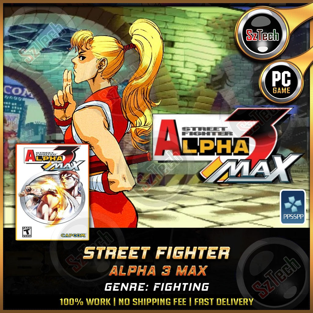 Street Fighter Alpha 3 MAX [ PC/Laptop GAME] Offline GamesFightingStreet FighterPPSSPP Emulator