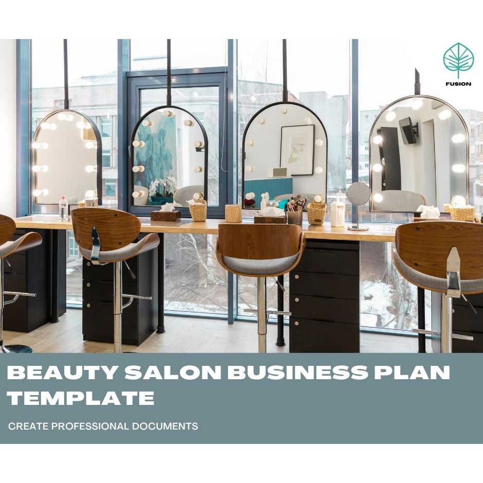 BEAUTY SALON BUSINESS PLAN, FINANCIAL PROJECTION, CASHFLOW TEMPLATES