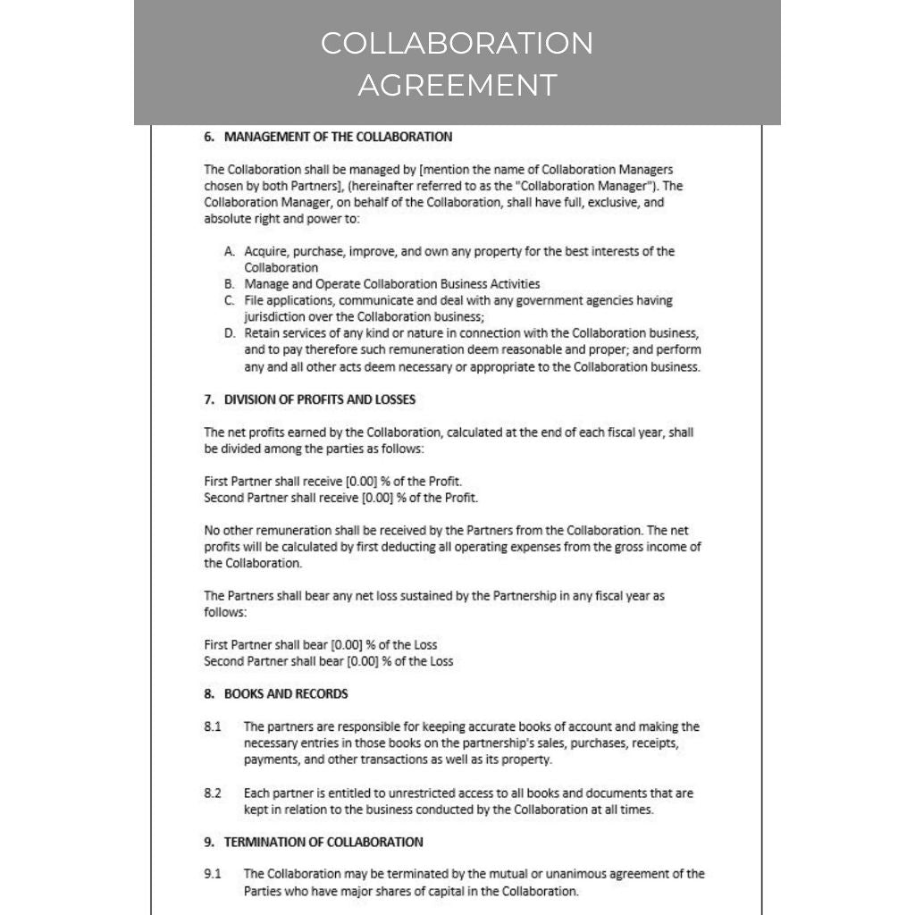 COLLABORATION AGREEMENT