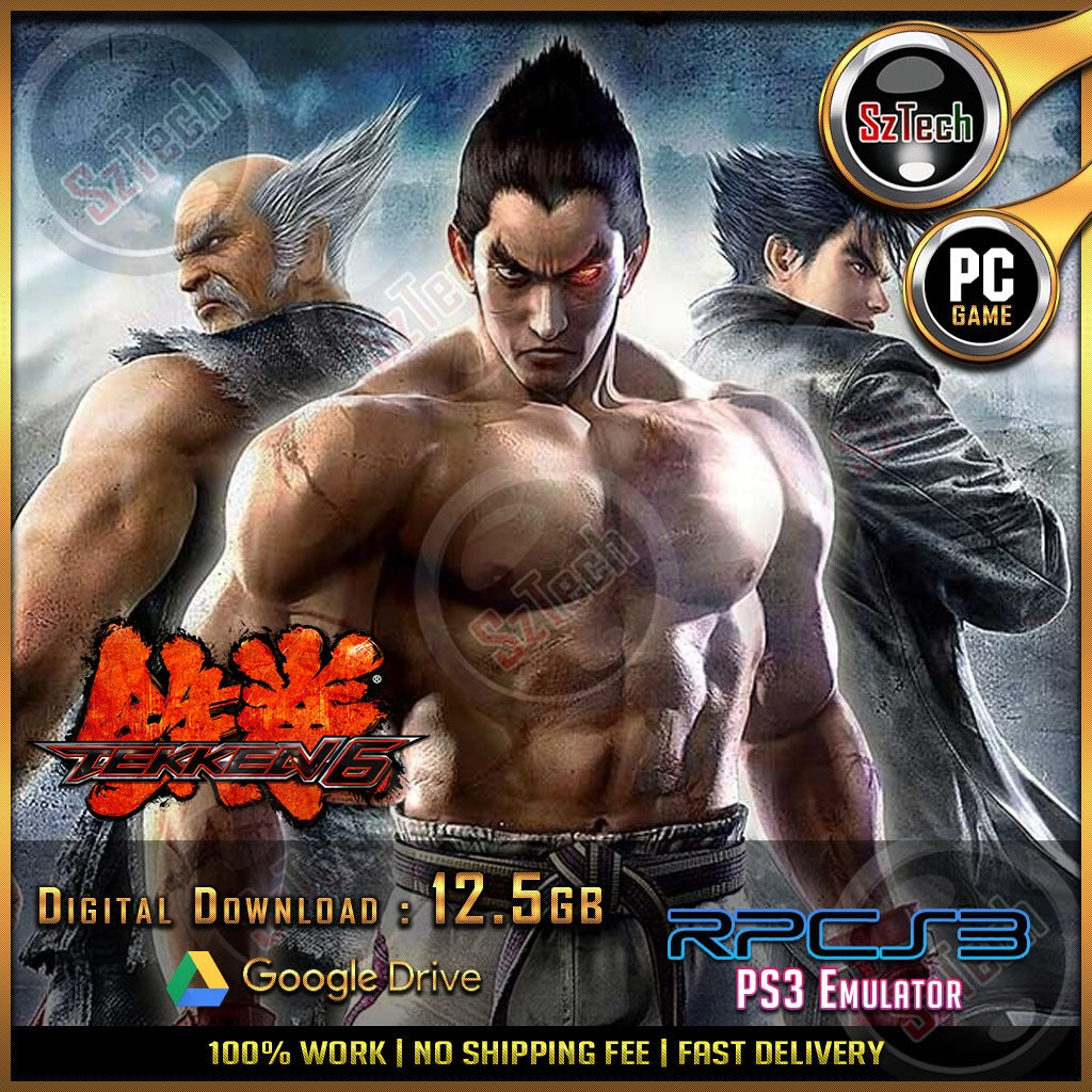 Tekken 6 [ PC/Laptop GAME] Offline GamesFightingTekken 6RPCS3 Emulator