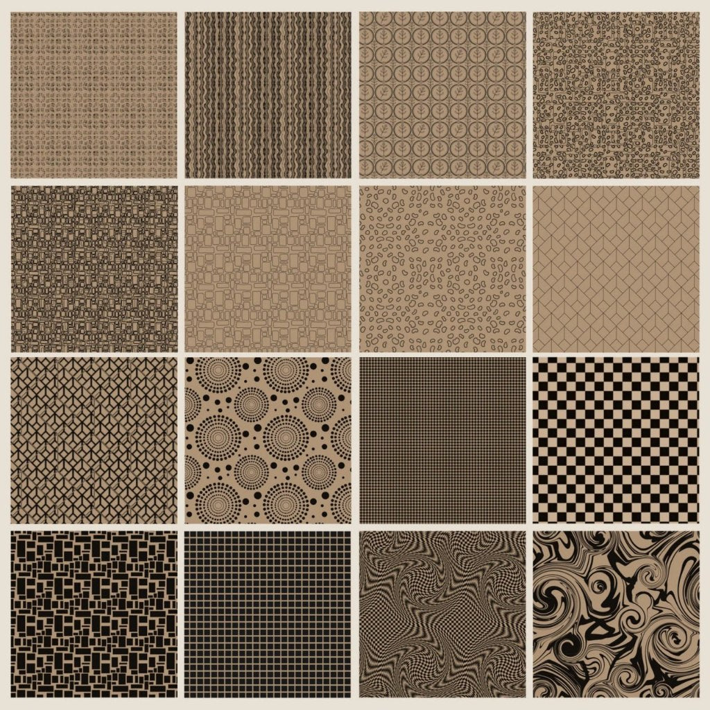 Procreate【T346】 32 Pattern Brushes for Procreate