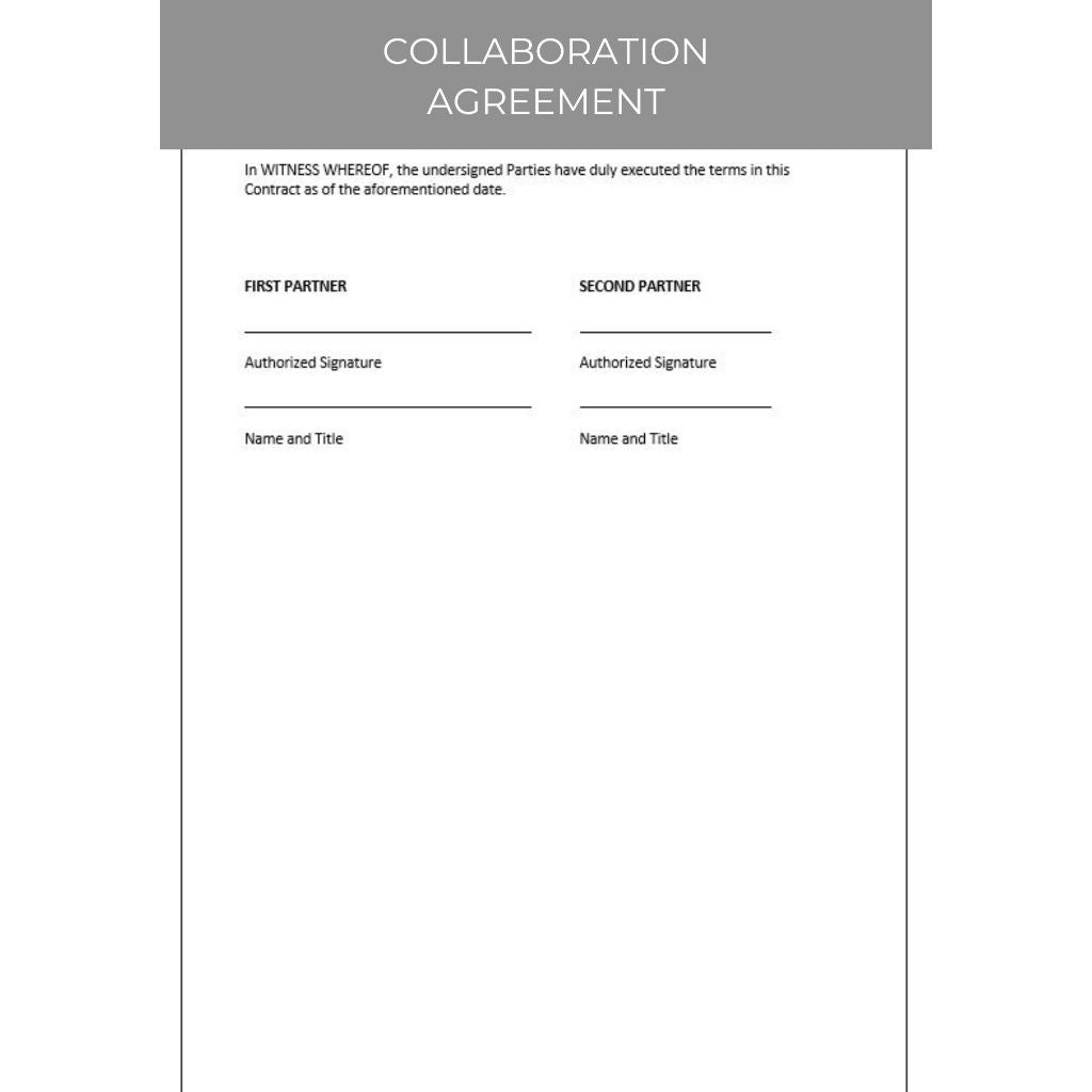COLLABORATION AGREEMENT