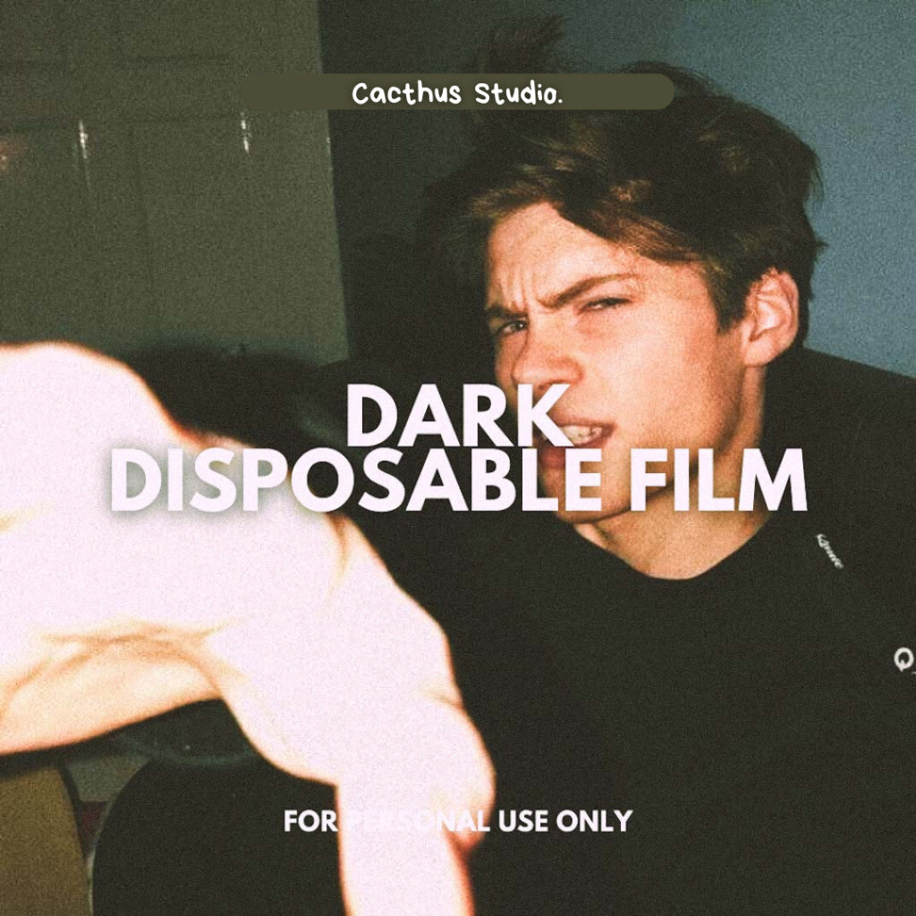 Dark Disposable Film | Lightroom Mobile Preset (iOS & Android)