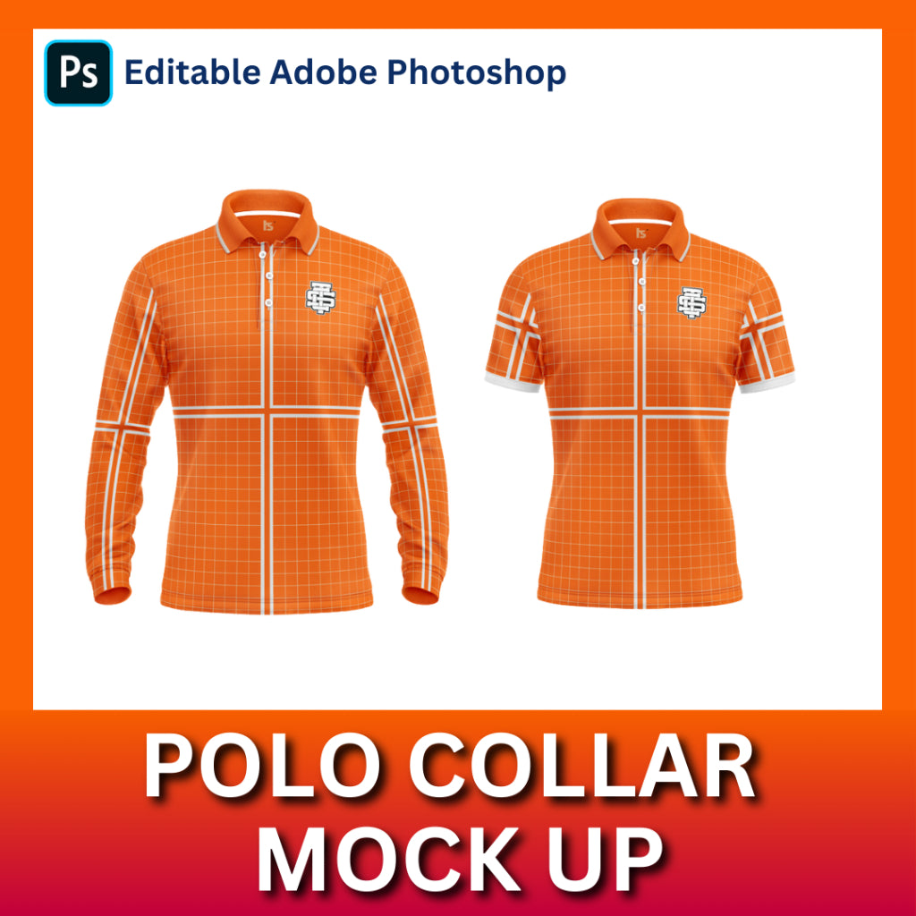 Mockup Polo Tshirt / Template | Photoshop (PSD)