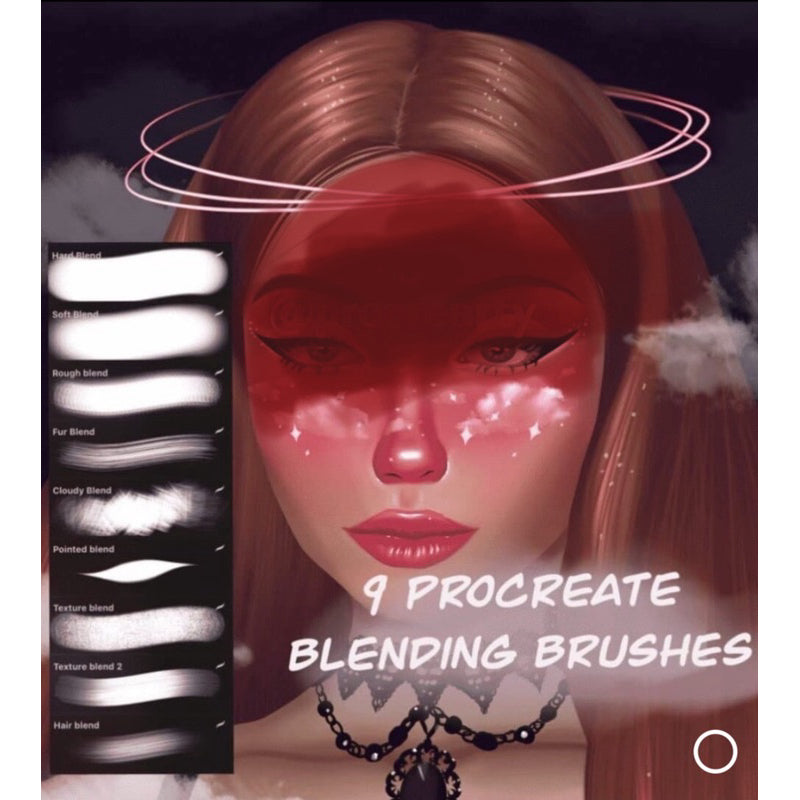 Procreate@procrearty - Hayley’s_Blending_Brushes_1- Procreate Brushes