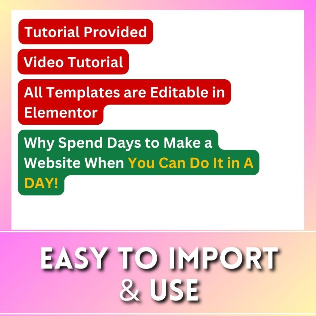 Elementor Pro Templates