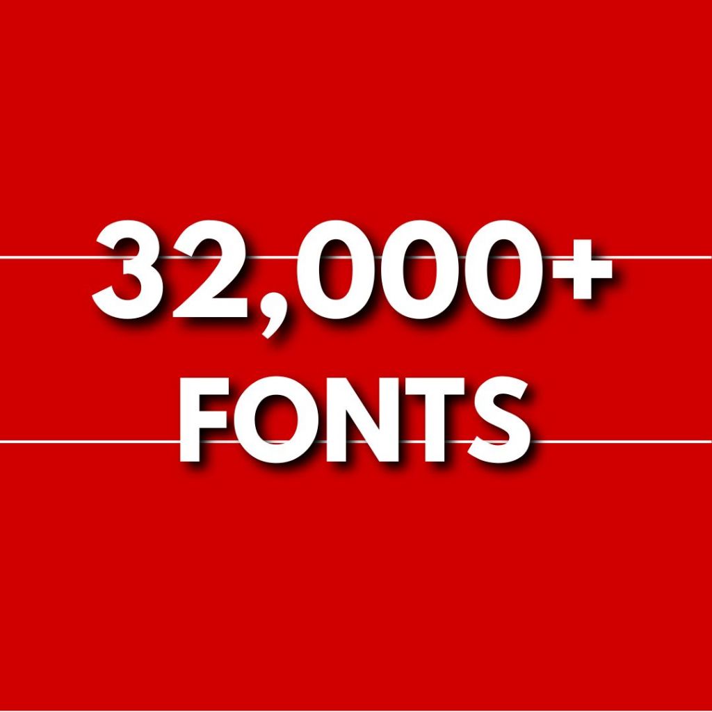 Text Effect for Adobe Photoshop & Adobe Illustrator (PSD and Ai) | Fonts Collection Bundle (TTF and OTF)