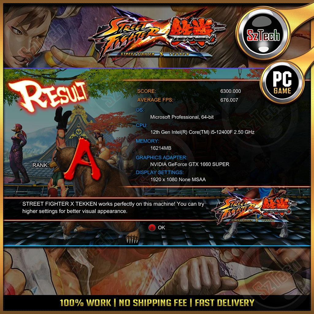 Street Fighter X Tekken [ PC/Laptop GAME] Offline GamesFightingTekkenStreet Fighter