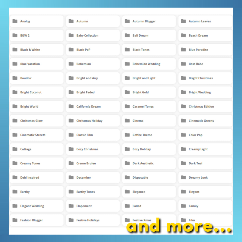 Preset Lightroom V2 - Desktop & Mobile - Lightroom | Preset | Filter | Lut
