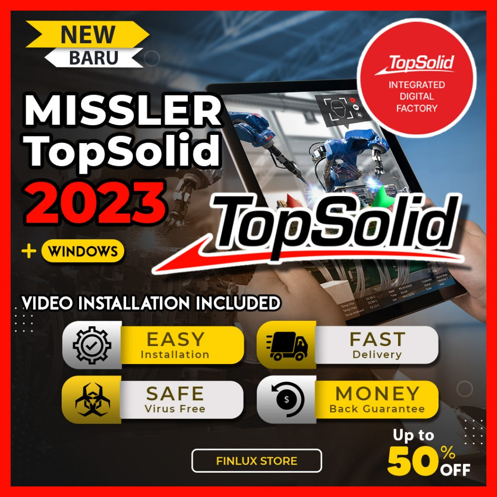 [VIDEO] TopSolid 2023 v6.24.200 For Windows (64-Bit) | Missler TopSolid Top Solid