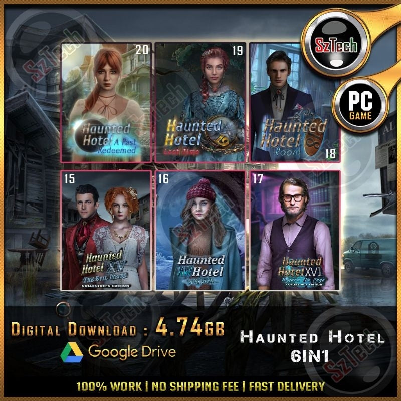 Haunted Hotel 15-20 | 6in1 [PC GAME] DIGITAL DOWNLOADClassic GamesHidden Object