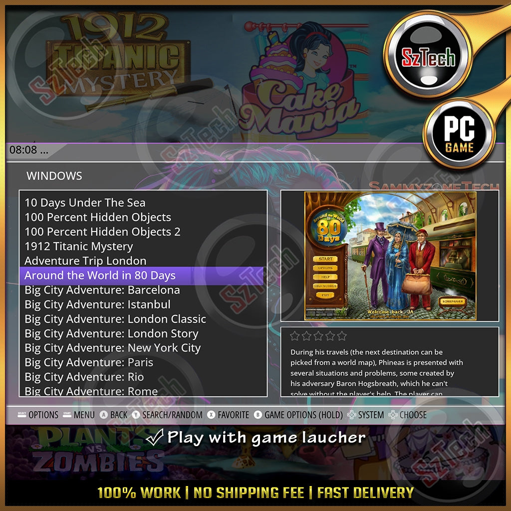 40 IN 1 Games [PC GAME]  [ DIGITAL DOWNLOAD]  Hidden Object Big City Adventure Mortimer Beckett Exorcist Little Shop