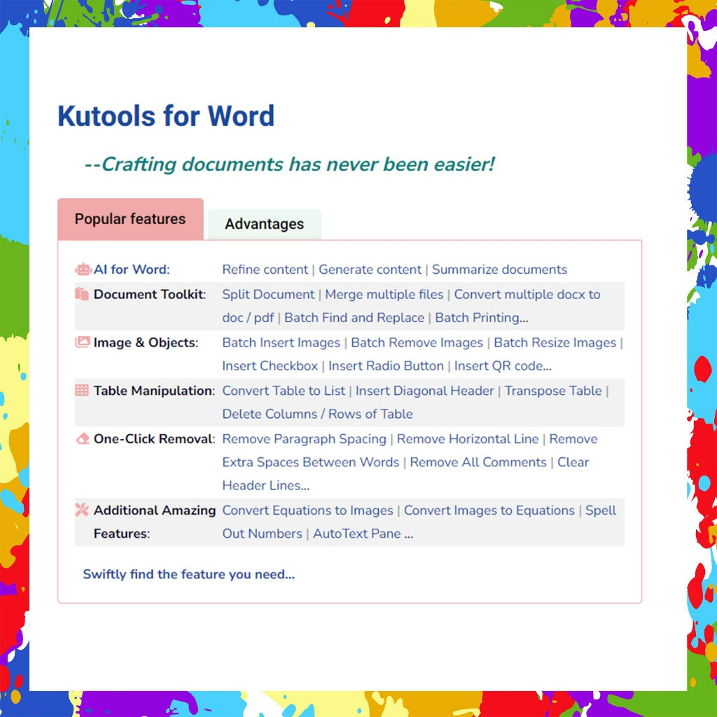 Kutools for Word Excel Outlook 2013, 2016, 2019, 2021 Latest Lifetime For Windows