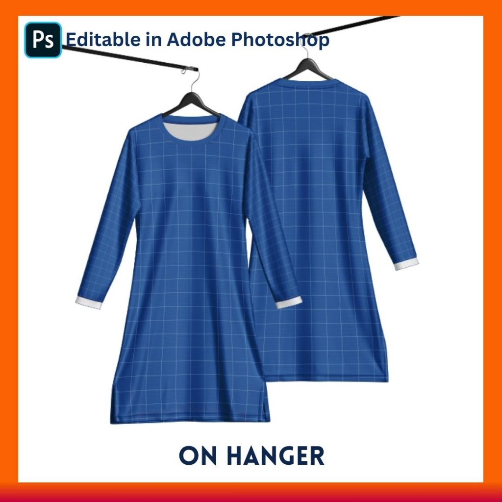 Mockup Muslimah Version 2/3 (ON/OFF HANGER) - Shirt Mockup / Template | Photoshop (PSD)