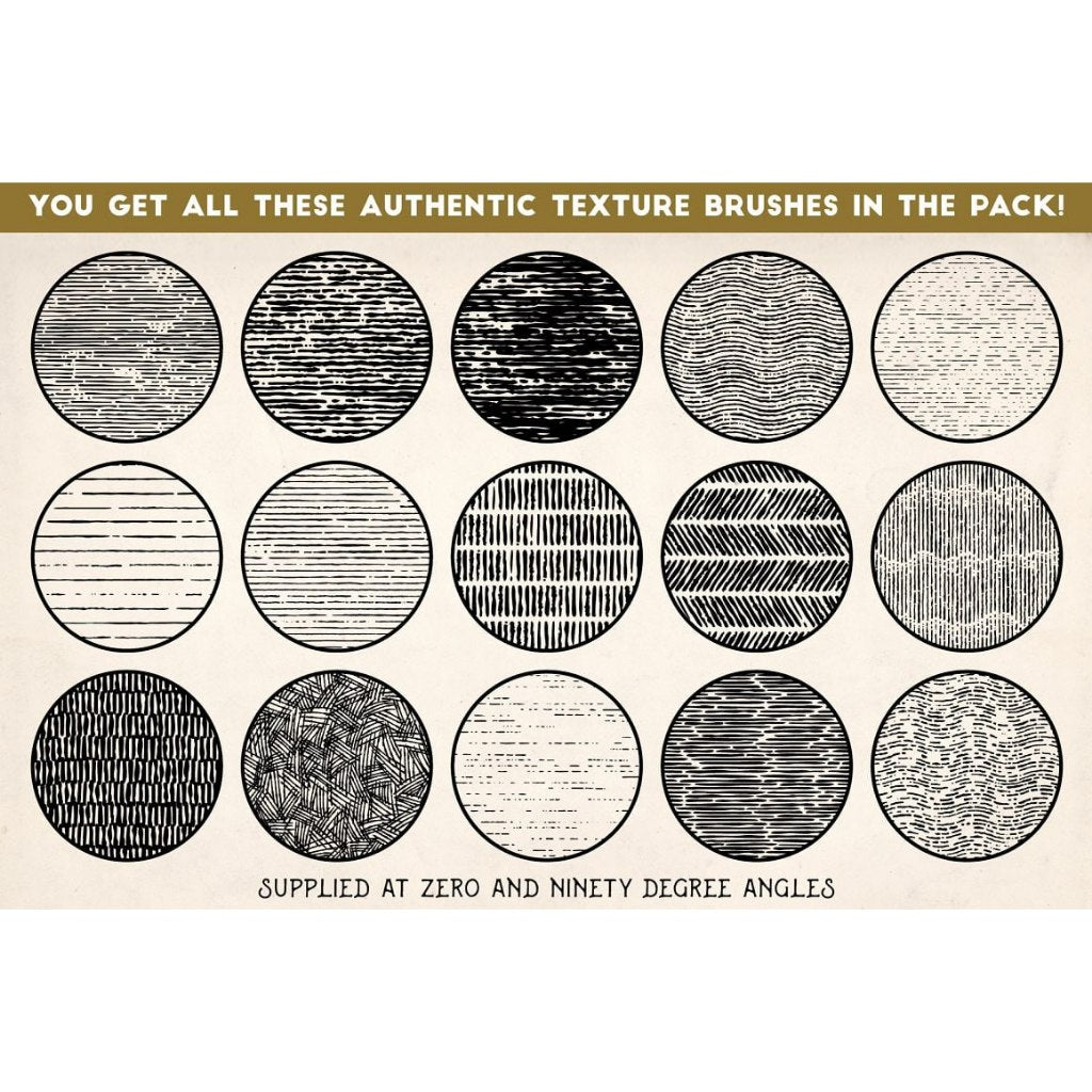 Procreate【T251】 Vintage Engraver - Procreate Brushes