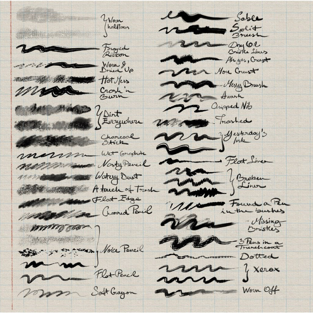 Procreate【T272】 Dawner's Procreate Brush Pack Vol. 2