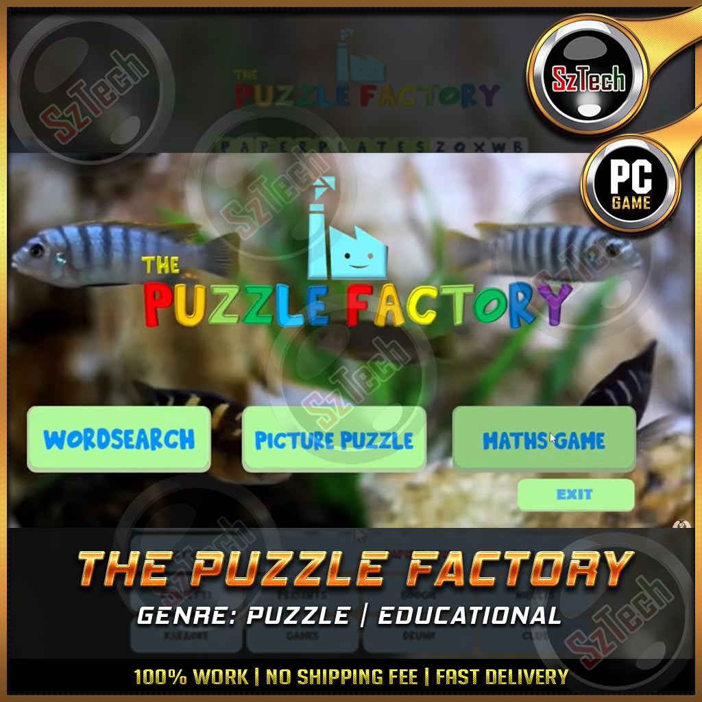 The Puzzle Factory [PC Game] Educational - PuzzleKids Games