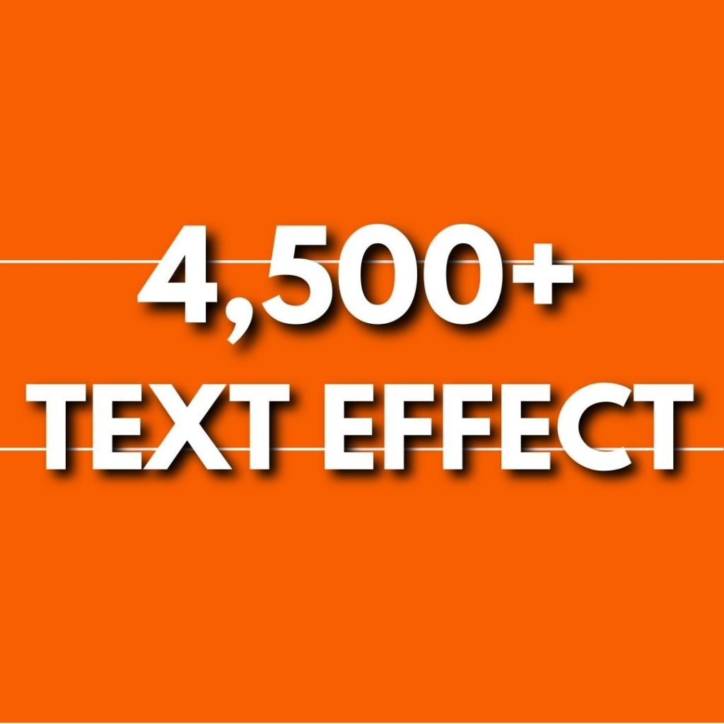 Text Effect for Adobe Photoshop & Adobe Illustrator (PSD and Ai) | Fonts Collection Bundle (TTF and OTF)