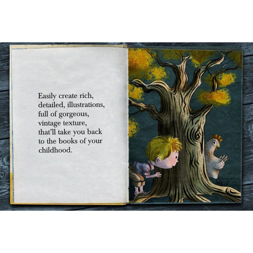 Procreate【T249】 Nostalgic Illustration for Procreate