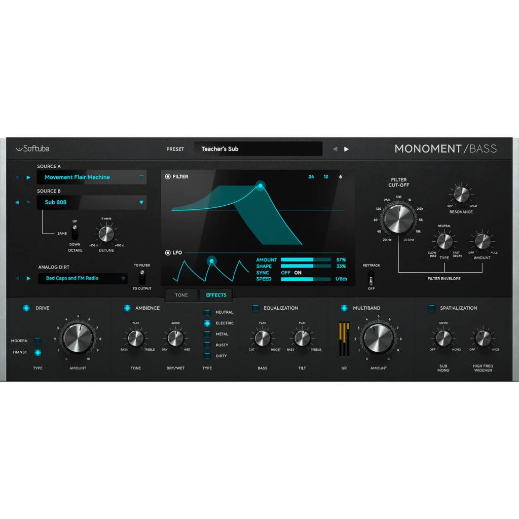 Monoment Bass  Softube (Windows 64bit)