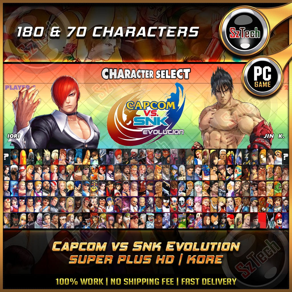 Capcom VS SNK Evolution MUGEN [ PC/LAPTOP GAME ]FightingLow GraphicMUGEN VERSION