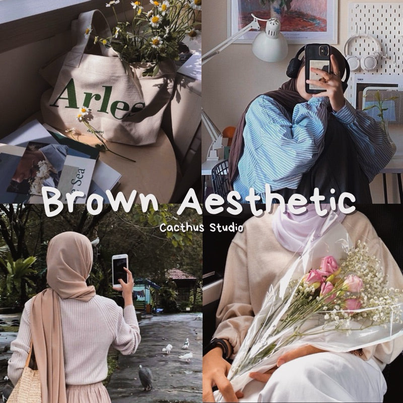 Brown Aesthetic | Lightroom Mobile Preset (iOS & Android)