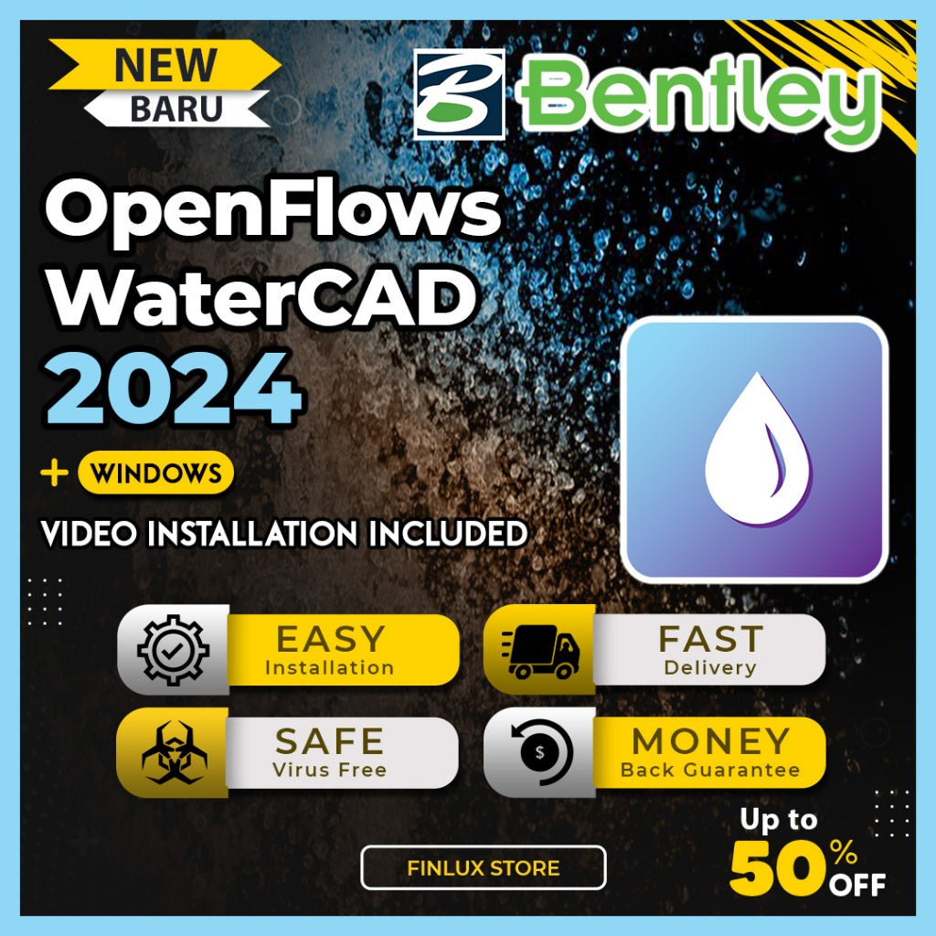[VIDEO] Bentley OpenFlows WaterCAD 2024 v24.00 Lifetime For Windows (64-Bit)