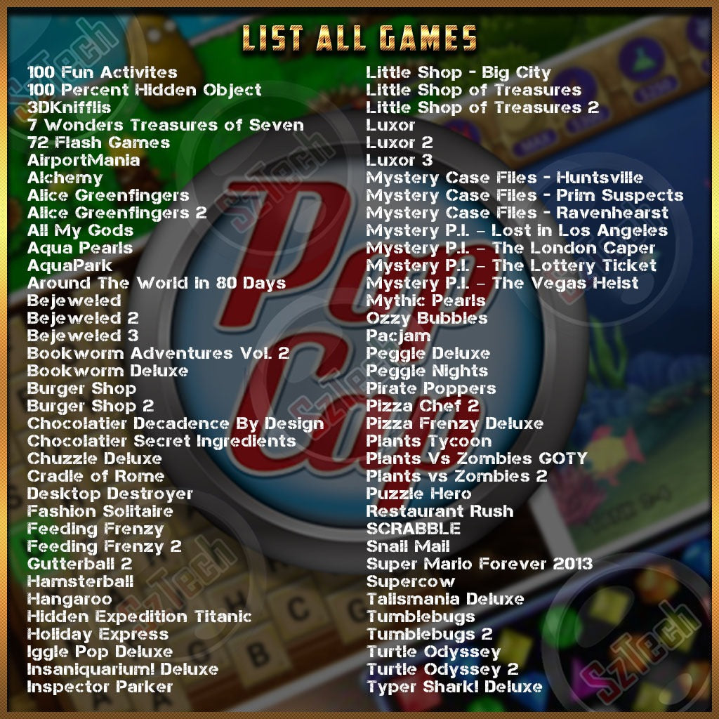 Sztech Games Collection [PC/Laptop Game] [DIGITAL DOWNLOAD]Sztech RePack300+ Games