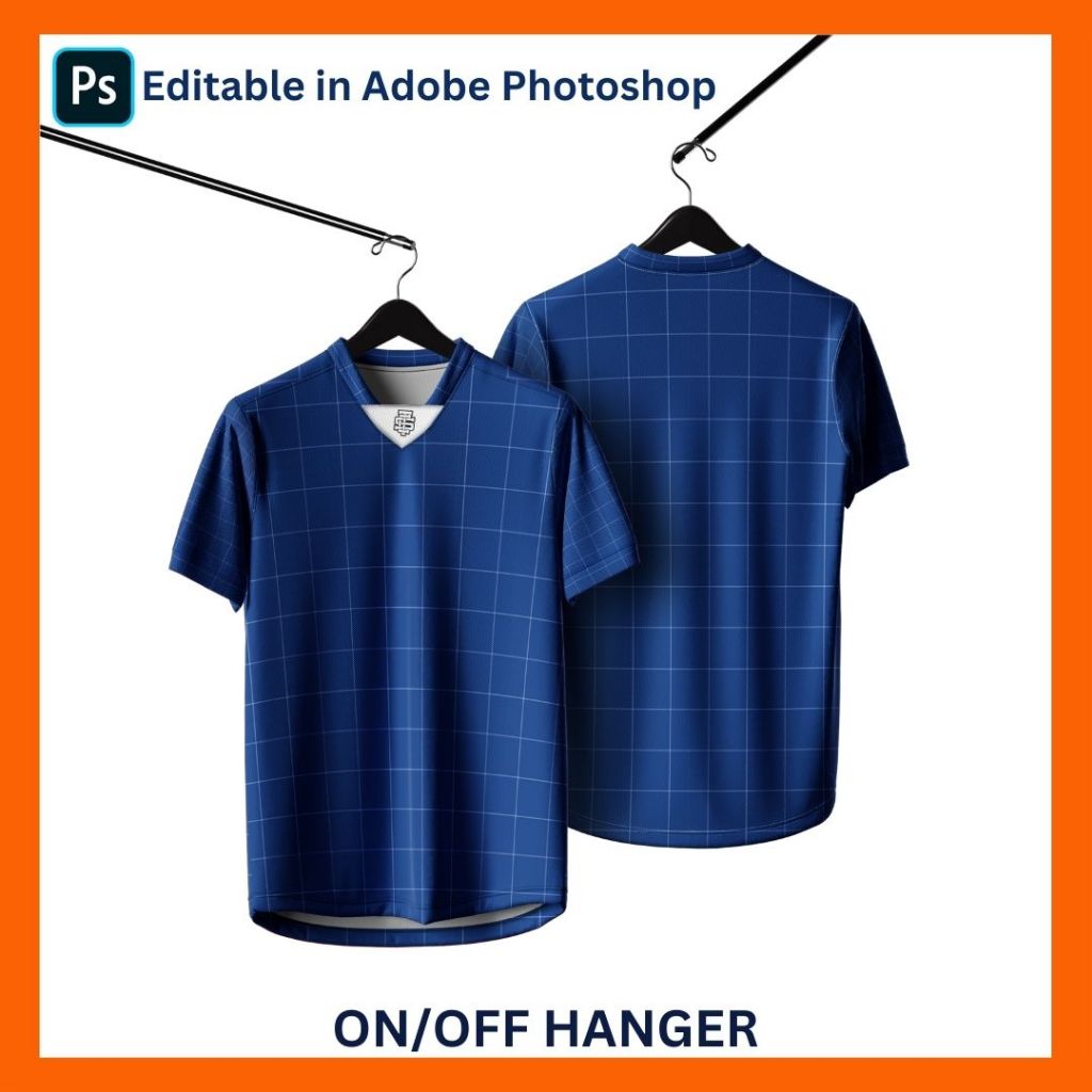 Mockup NFL Jersey V2 (ON/OFF HANGER) - Shirt Mockup - Sublimation | (PSD File)