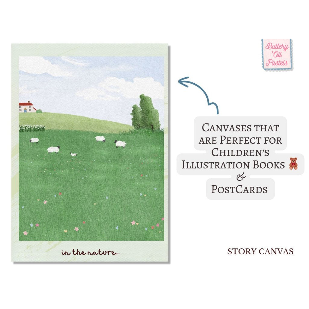 Procreate【T339】 Oil Pastel Painting Brushes for Procreate