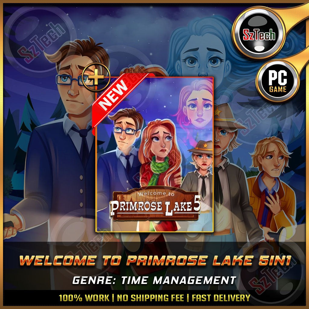 Welcome to Primrose Lake - 5 IN 1 [PC GAME]  [ DIGITAL DOWNLOAD] Classic GamesTime ManagementNostalgia Game