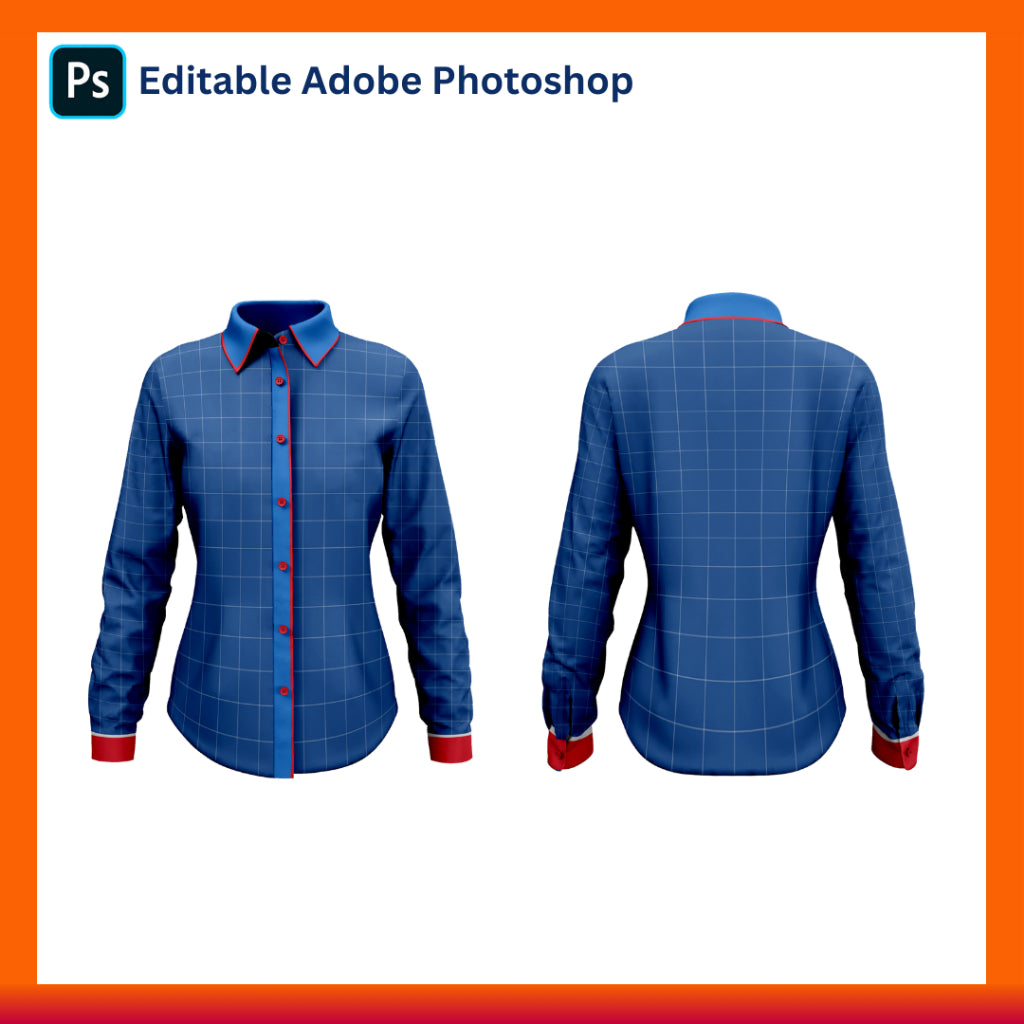 Mockup Korporat Lelaki & Perempuan/wanita - Kemeja Mockup - Korporat Wanita | Corporate Mockup | Photoshop (PSD by