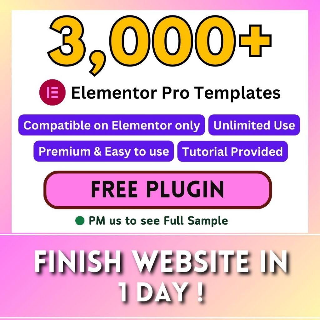 Elementor Pro Templates