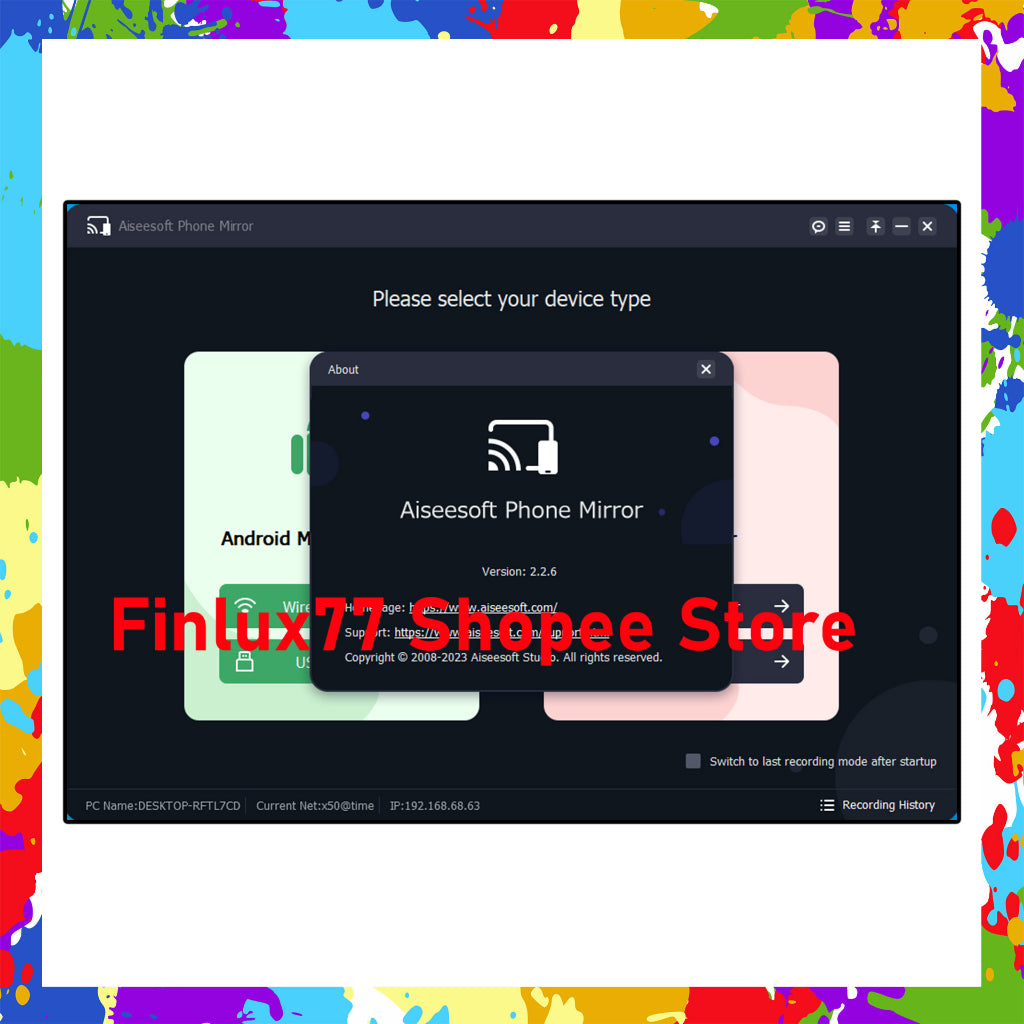 Aiseesoft Phone Mirror v2.2.56 Latest 2025 Lifetime For Windows