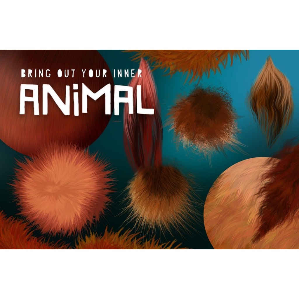 Procreate【T266】 Animal Fur 2 - Procreate Brushes