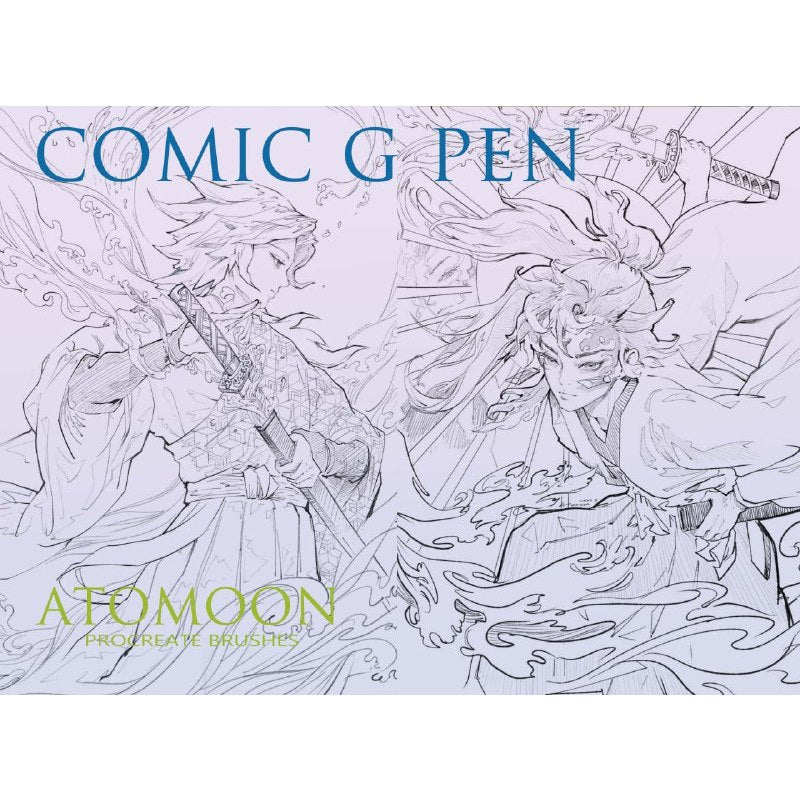 Procreate iOS & MacOSX【T268】 ATOMOON Procreate Brushes