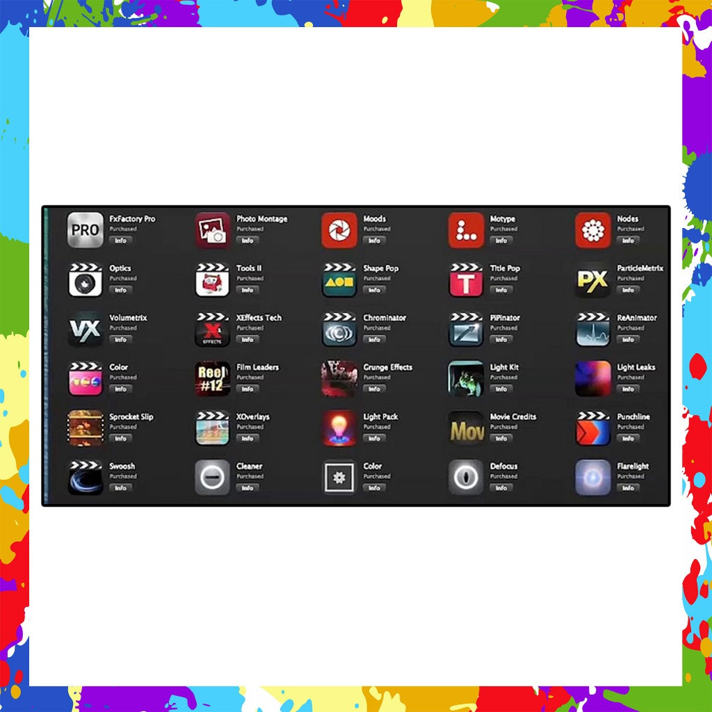 [SELF REDEEM] FxFactory Pro v8.0.23 Latest Full Version Plugins For FCP/Pr/Ae/Au/Logic/GarageBand/DaVinci For McOS