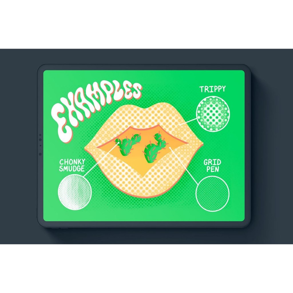 Procreate【T281】 Holy Halftones for Procreate