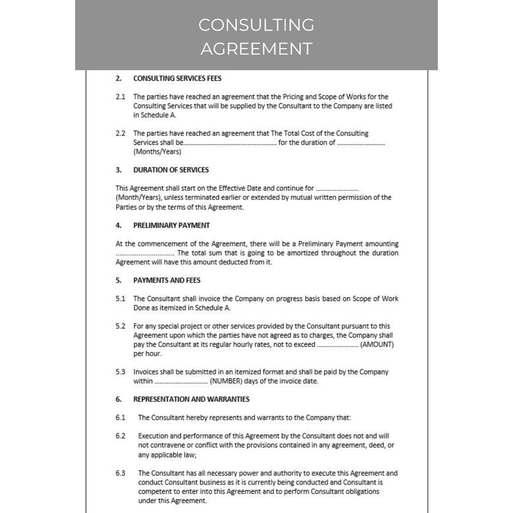 CONSULTING AGREEMENT