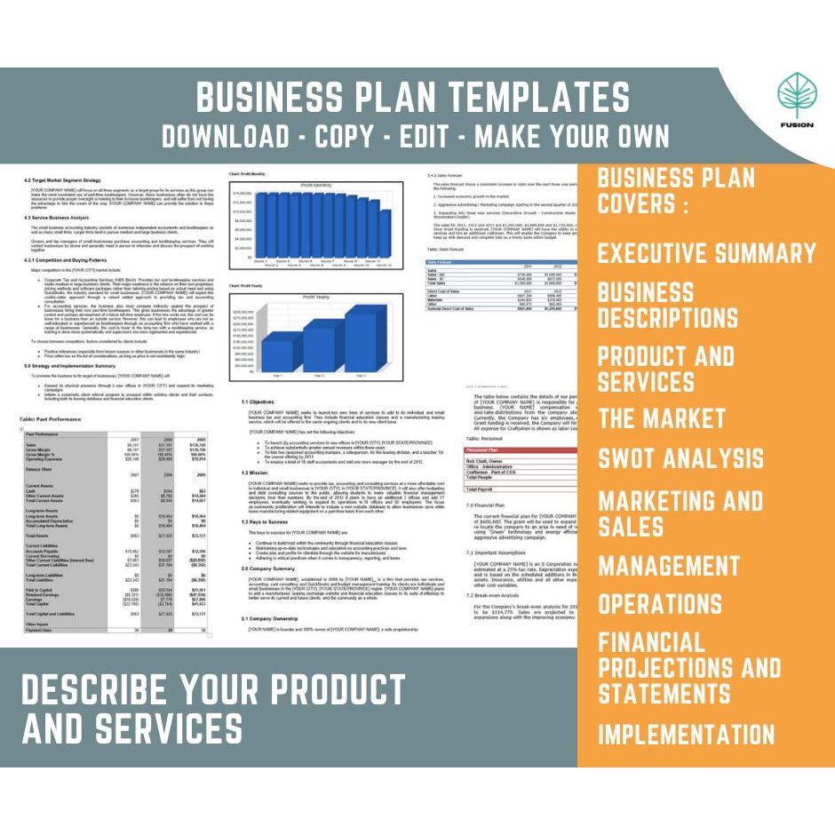 TAX PREPARATION COMPANY BUSINESS PLAN, FINANCIAL PROJECTION, CASHFLOW TEMPLATES