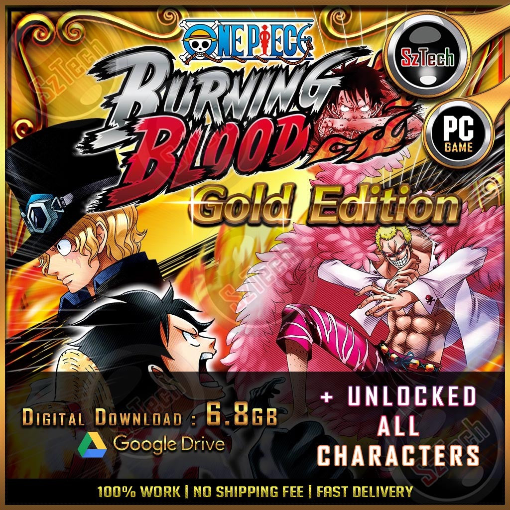 One Piece Burning Blood Gold Edition [ PC/Laptop GAME] Offline GamesFightingOne Piece