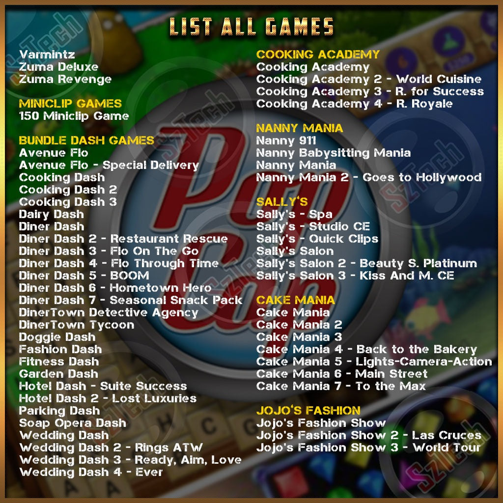 Sztech Games Collection [PC/Laptop Game] [DIGITAL DOWNLOAD]Sztech RePack300+ Games