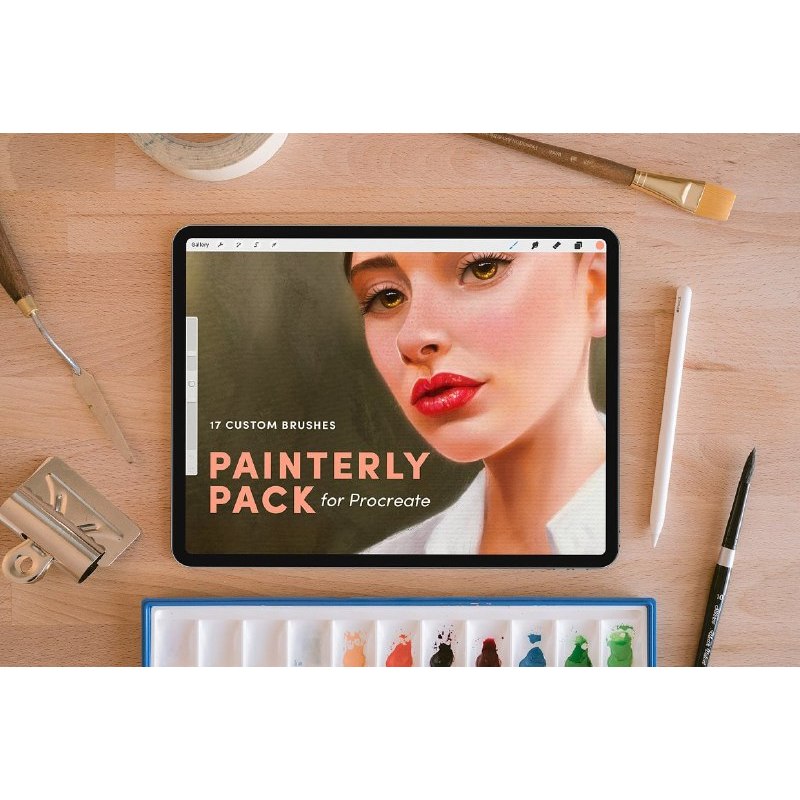 Procreate【T234】 Painterly Pack - Procreate Brushes