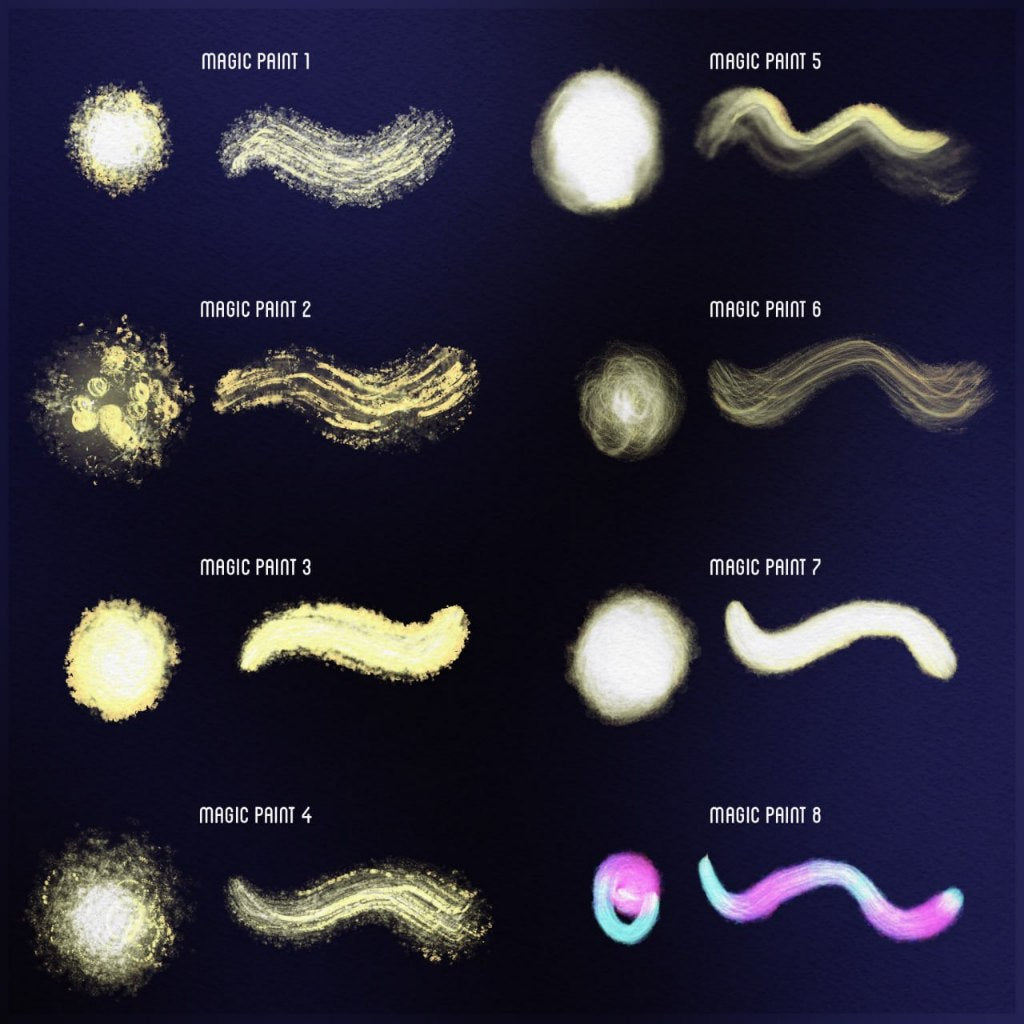 Procreate iOS & MacOSX【T241】 Magical Brushes for Procreate