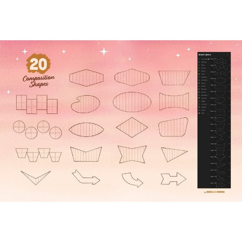 Procreate iOS & MacOSX【T261】 Retro Sign Toolkit for Procreate